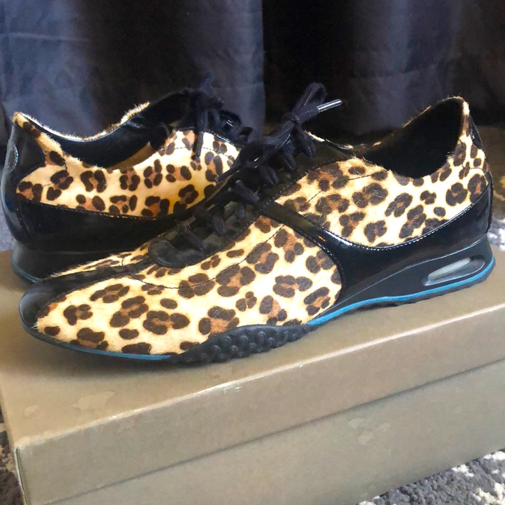 Cole Haan Air. Beau. Lace. Up Leopard Print
